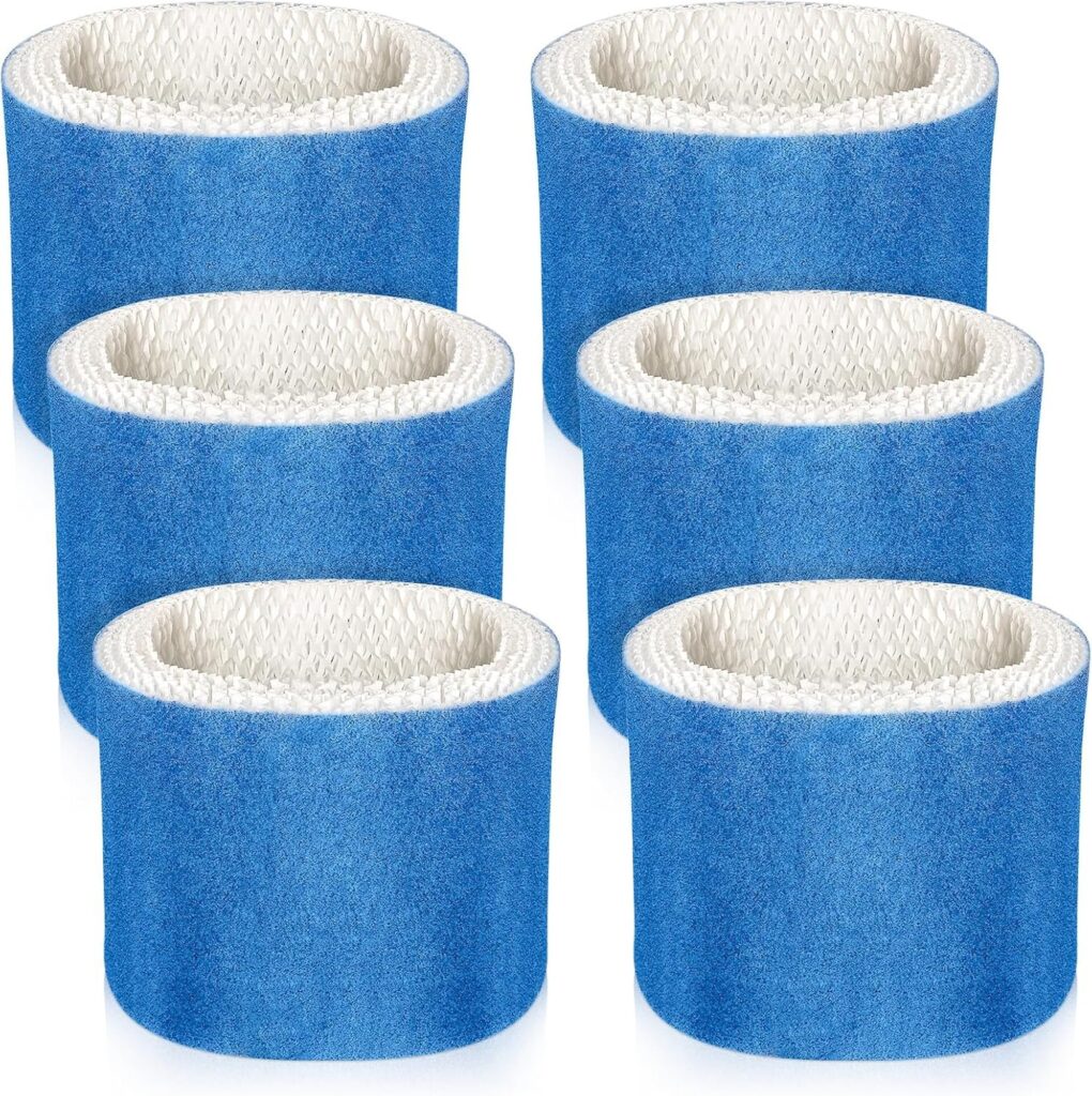 Premium Humidifier Filters Compatible with Honeywell Humidifier Filter A, HAC-504, HAC-504AW, Replacement for HCM 350, HAC504V1 and Other Cool Mist Models, Blue, 6 Pack